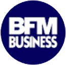 Logo BFM TV indiquant la diffusion de la vidéo sur la chaîne